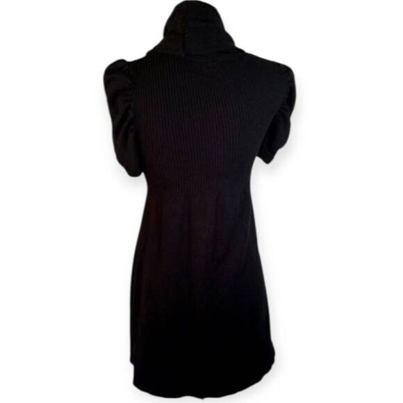 TAKEOUT BLACK COWL-NECK SWEATER DRESS SZ.L EUC - Picture 4 of 6